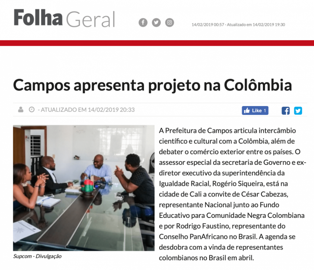 PAC Forges New Educational Project in Brazil Colombia