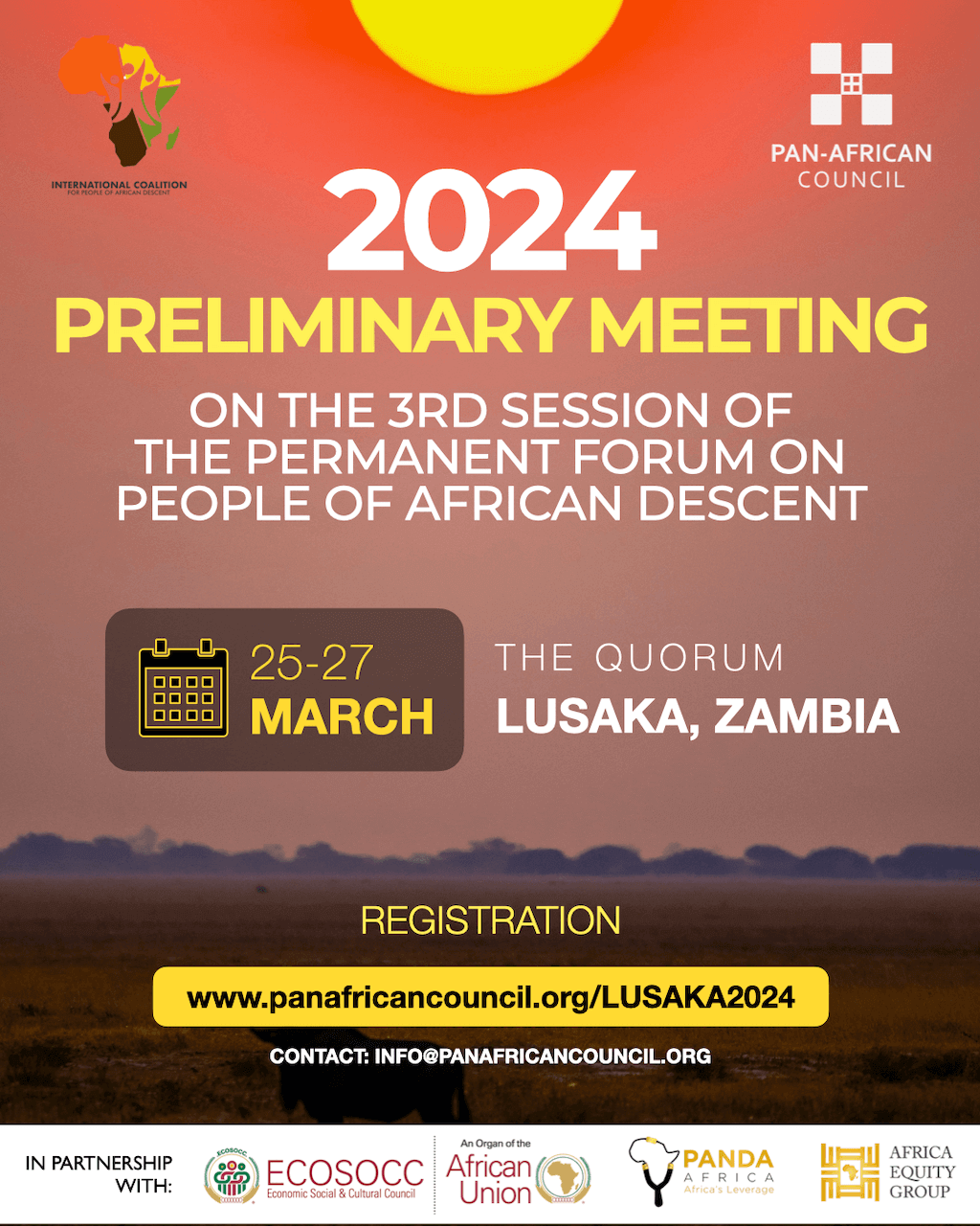 Lusaka 2024 - Pan-African Council